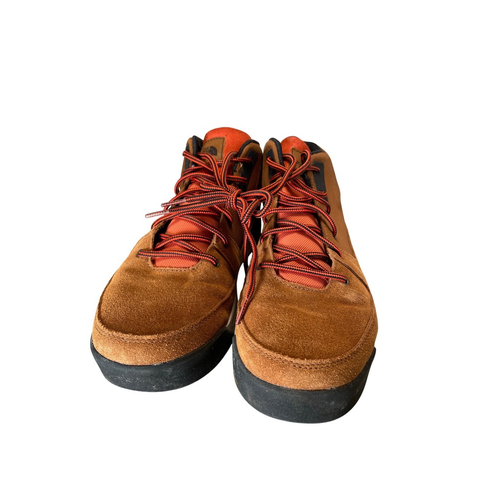 The North Face Larimer Mid Waterproof Boots Brown Blue NF0A5G29 Mens 10.5 - Picture 2 of 9